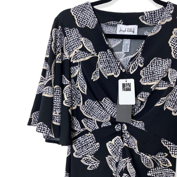 Joseph ribkoff designer twist front top *new with tags size 4 - Picture 1 of 6